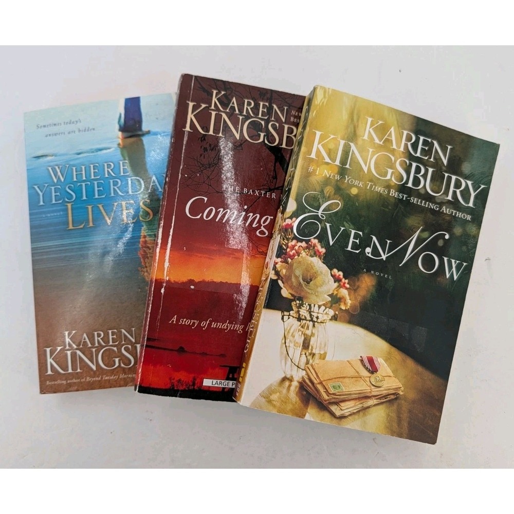 Karen Kingsbury Book Lot Of 3 Fiction Novels‎
